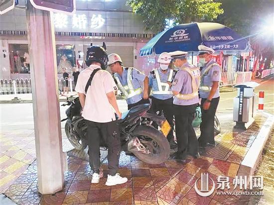 改裝車頻頻“炸街”擾人清夢 安溪警方查處6輛機動車