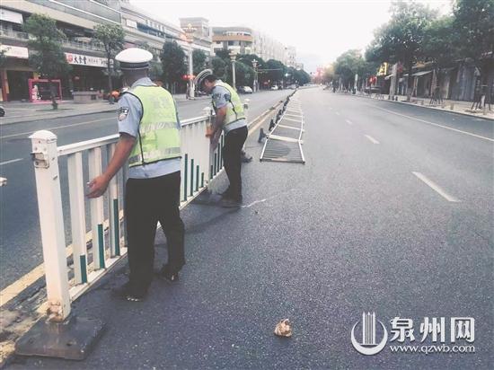 南安交警全天不間斷巡邏 守護(hù)市民群眾平安出行