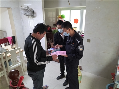 錦尚派輔警開展平安三率宣傳活動(dòng) 拉近警民魚水之情