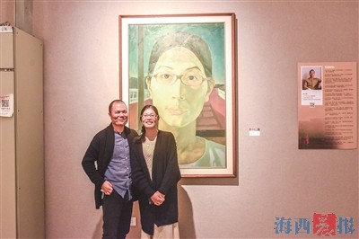 楊達振油畫作品展在廈門舉行 作品傳遞對愛的思考