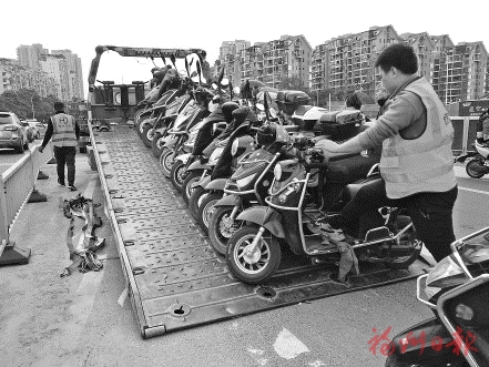 市民注意 福州交警嚴(yán)查四類電動自行車違法行為